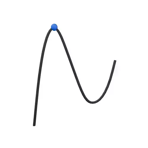 Critical Point Symbol v1 003 Low-poly 3D model