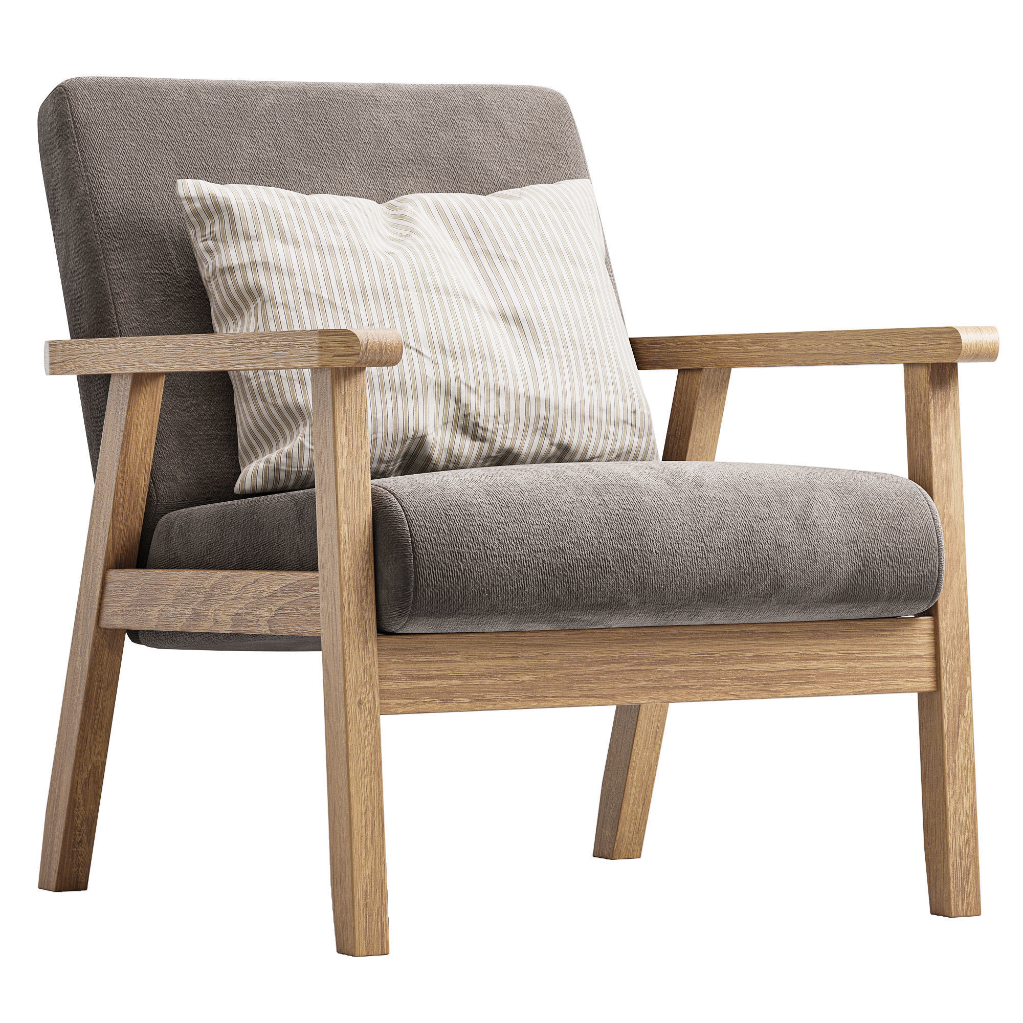 Isak Armchair 3D model_1