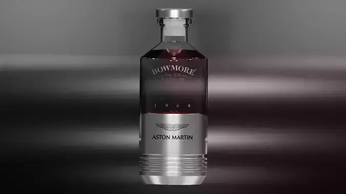 Whiskey Bottle Bowmore Aston Martin