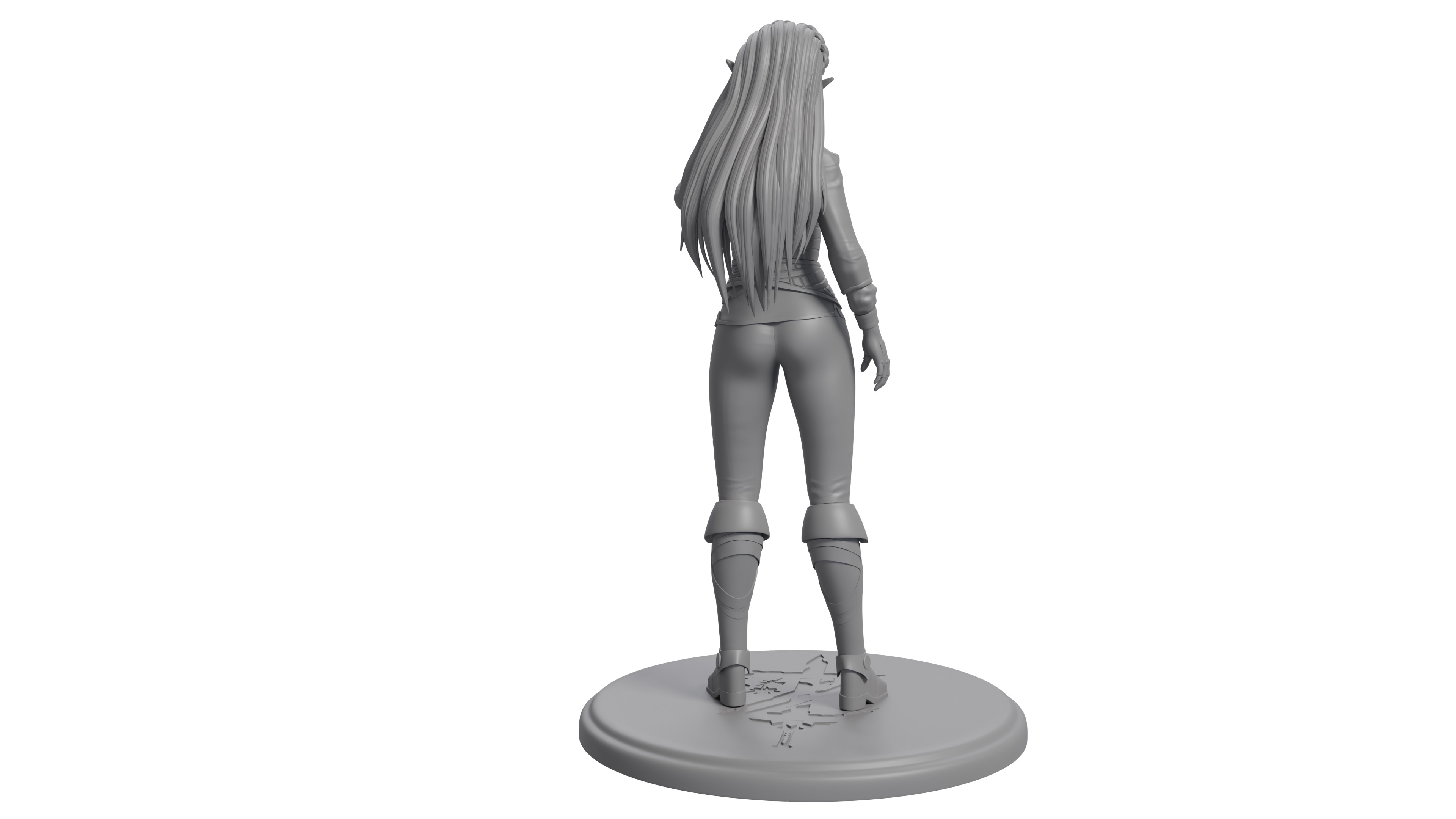 Zelda BotW Version 3D print statue 3D print model_4