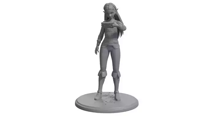 Zelda BotW Version 3D print statue