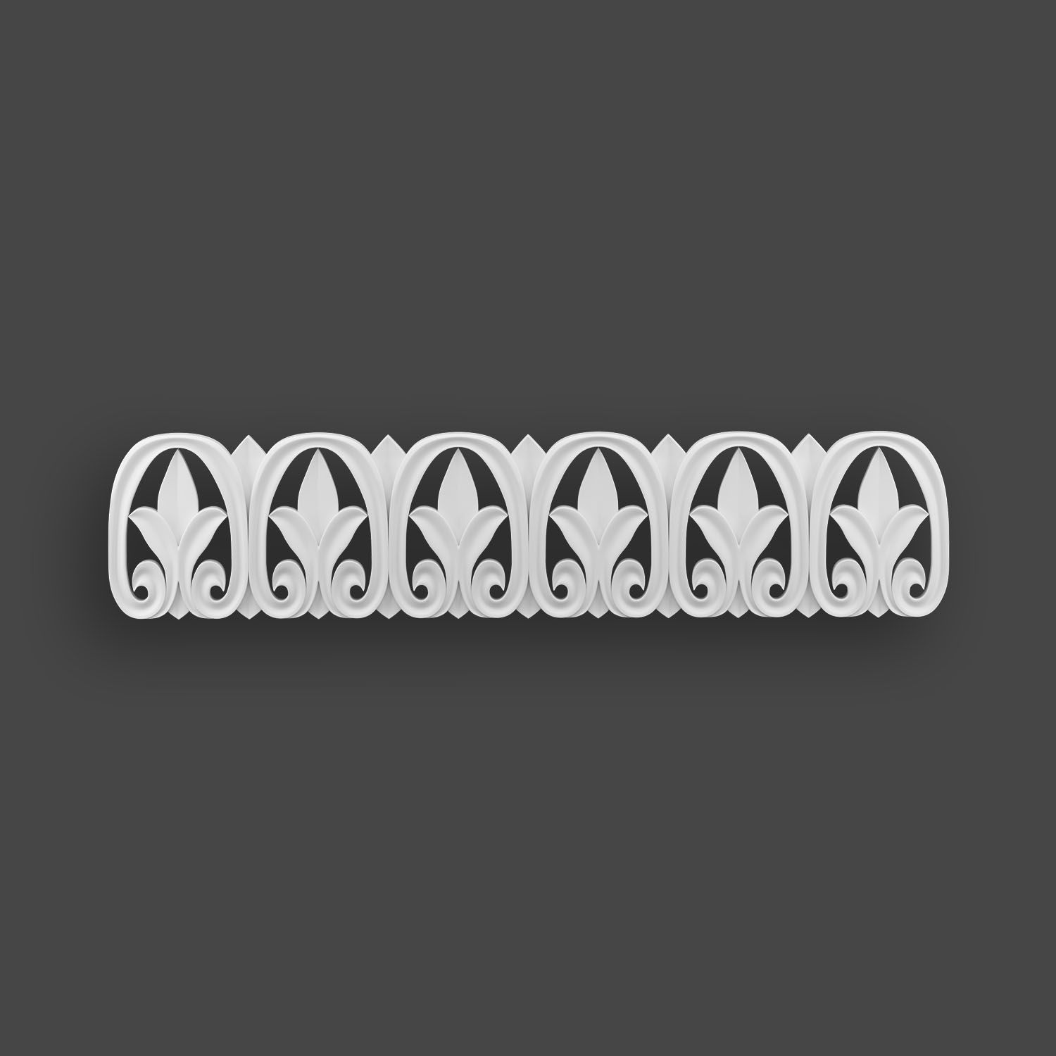 5 Borders Ornamental Pack 5 3D model_8