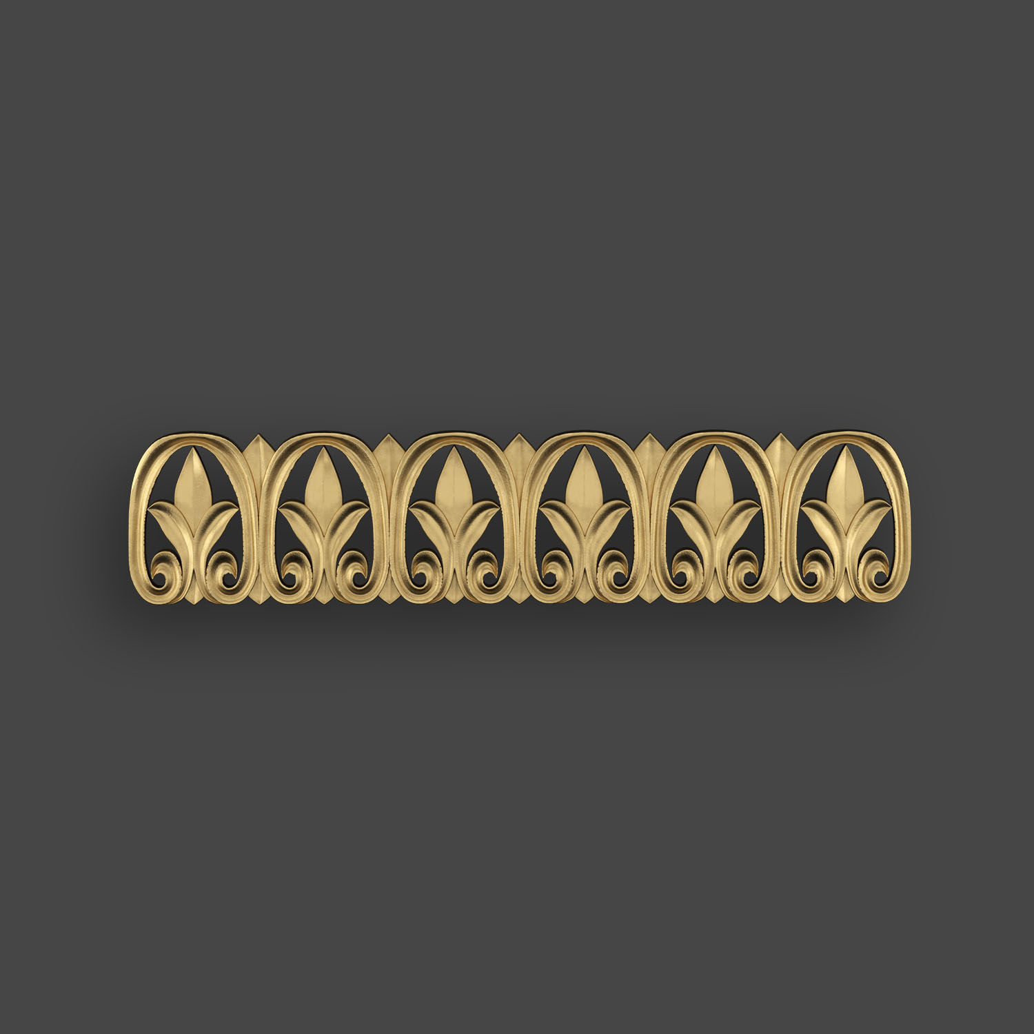 5 Borders Ornamental Pack 5 3D model_2