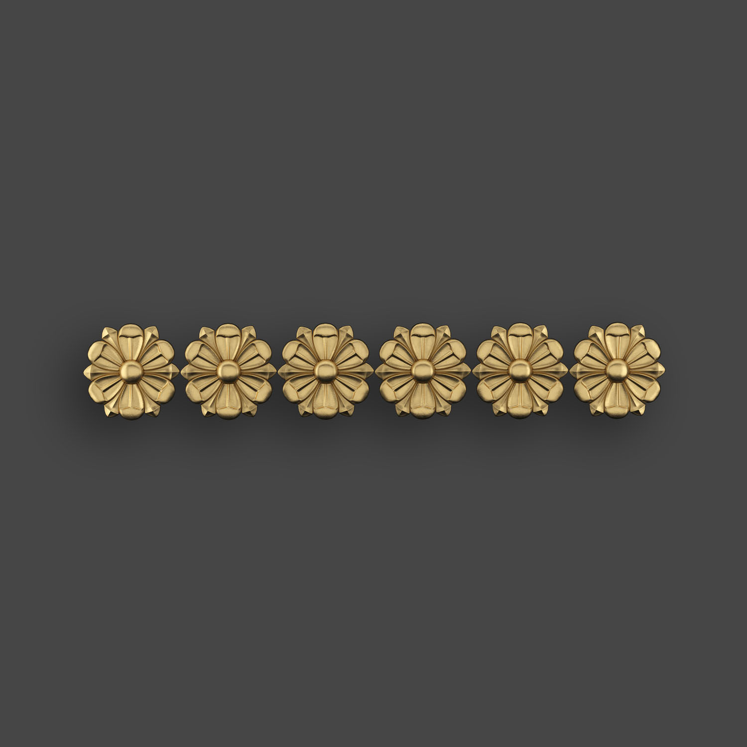 5 Borders Ornamental Pack 5 3D model_4