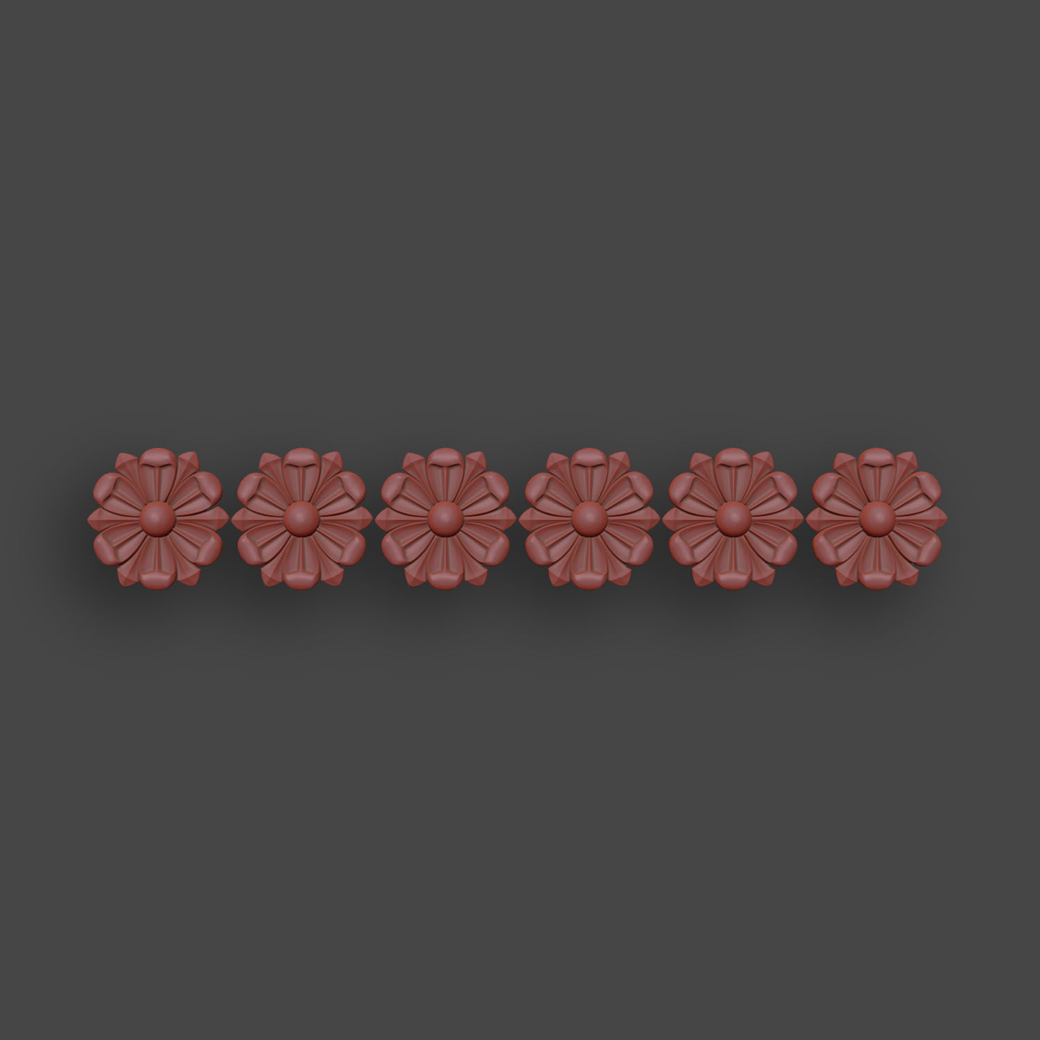 5 Borders Ornamental Pack 5 3D model_16