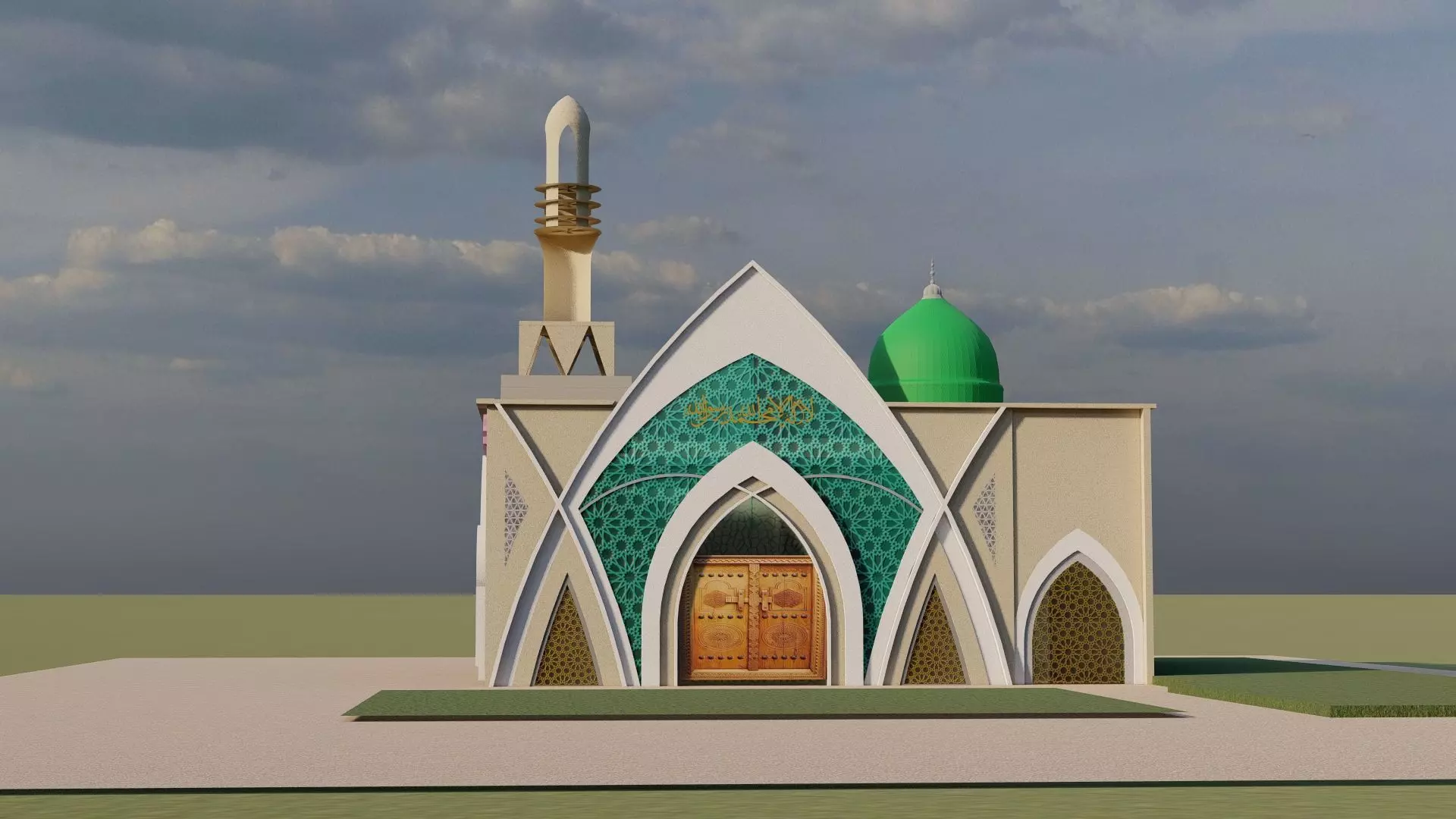 Masjid mosque model 3D model