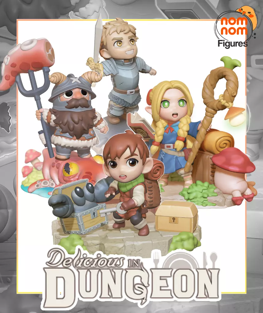 Dungeon Meshi Pack 3D print model