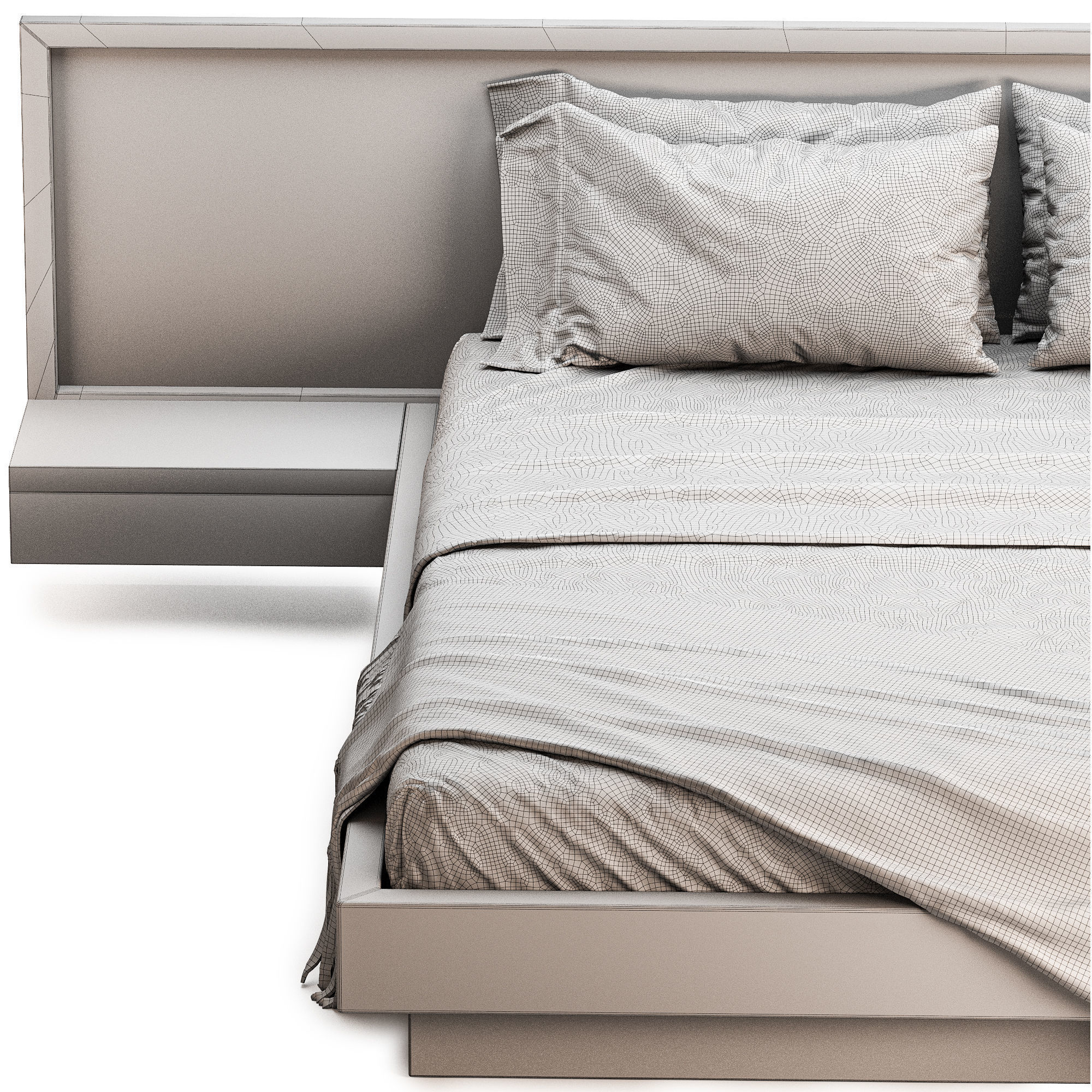 Bed Samba 2 3D model_3