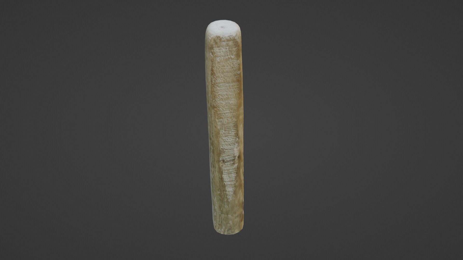 Wooden Stick Low-poly 3D model_6
