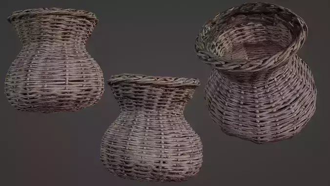 Wicker vase