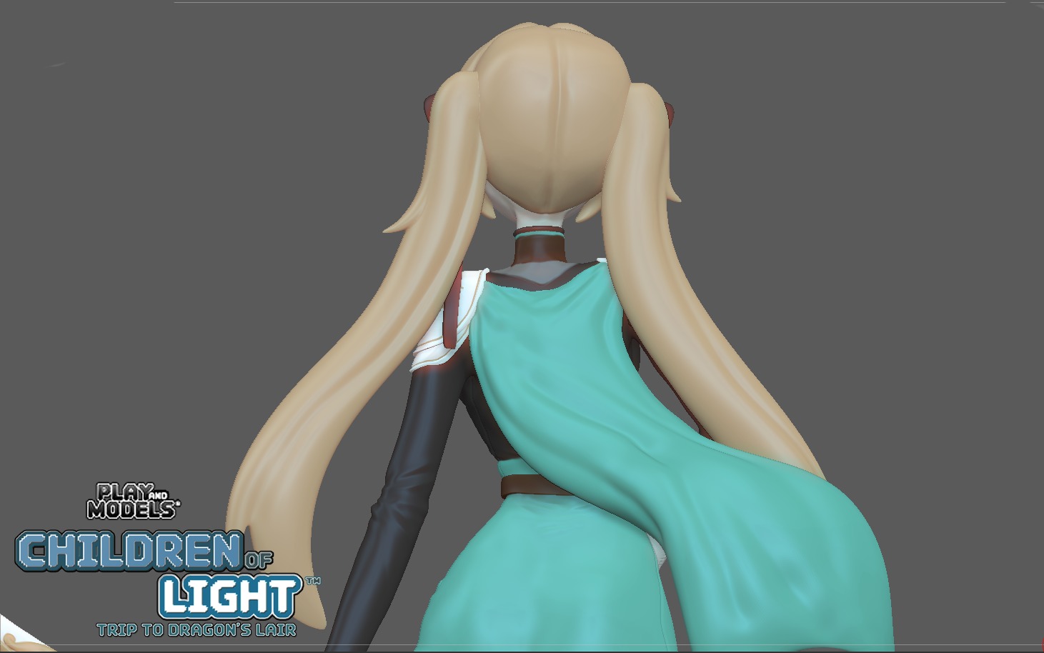 BELLA 3D MODEL FROM CHILDREN OF LIGHT - TRIP TO DRAGONS LAIR Free 3D print model_8
