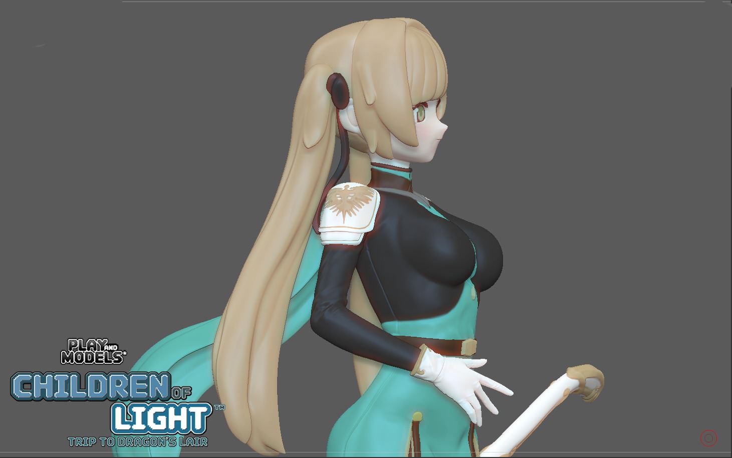 BELLA 3D MODEL FROM CHILDREN OF LIGHT - TRIP TO DRAGONS LAIR Free 3D print model_7