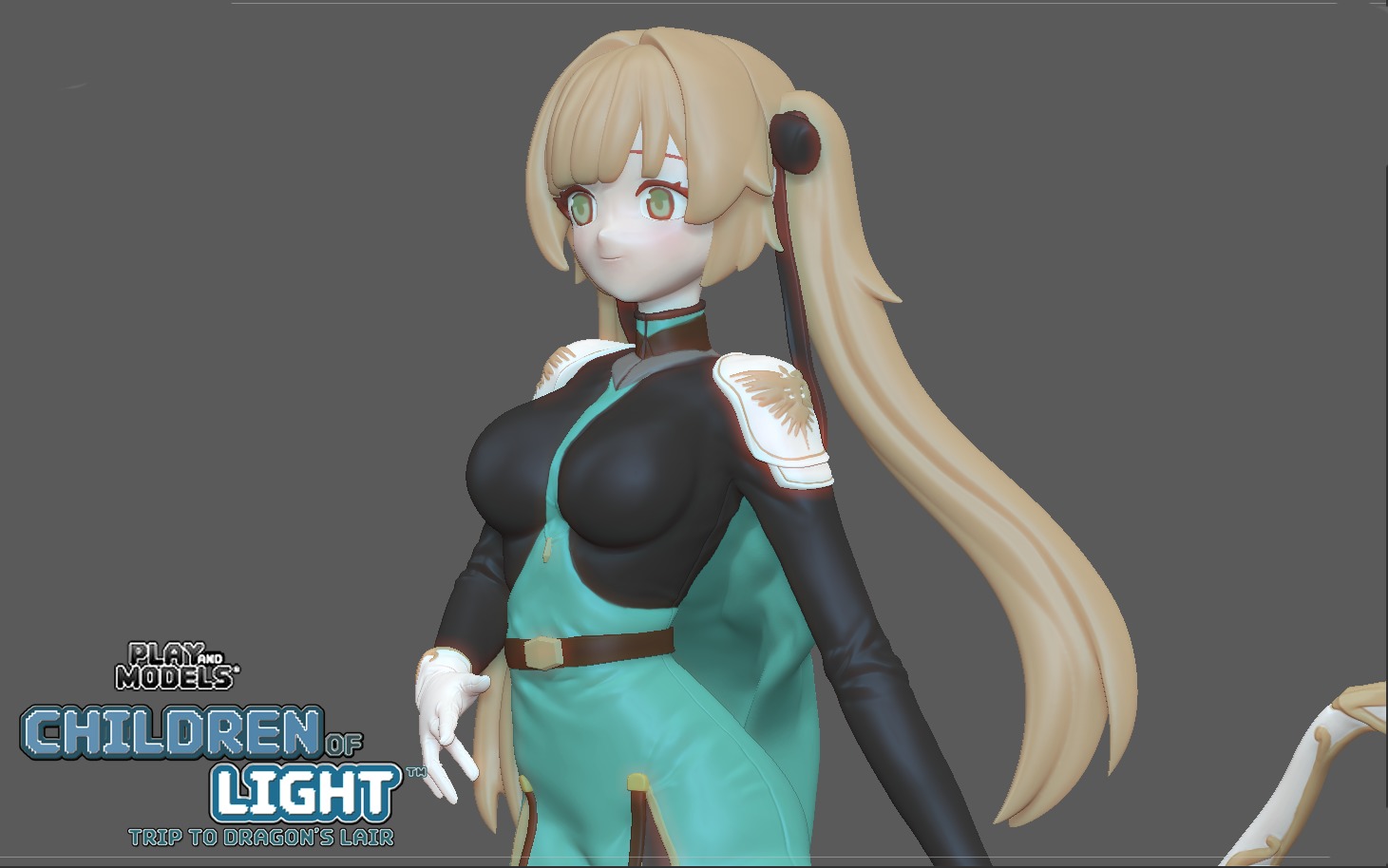 BELLA 3D MODEL FROM CHILDREN OF LIGHT - TRIP TO DRAGONS LAIR Free 3D print model_5