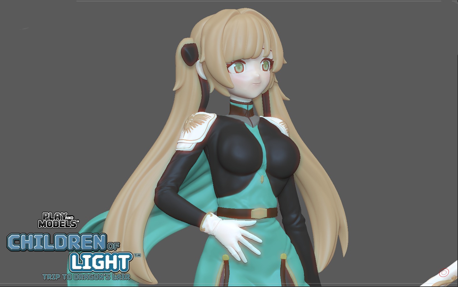 BELLA 3D MODEL FROM CHILDREN OF LIGHT - TRIP TO DRAGONS LAIR Free 3D print model_12