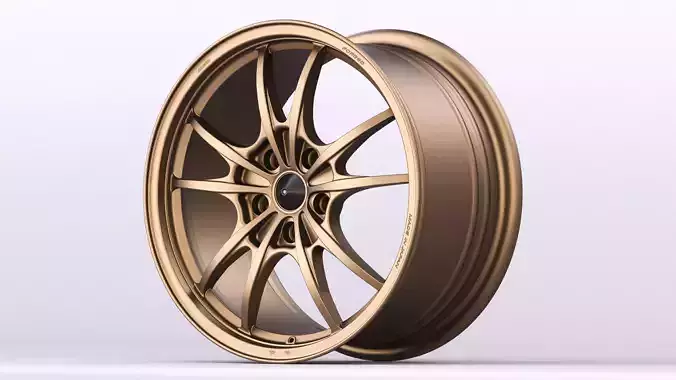 Mugen MF10 Wheel  Low-poly 3D model