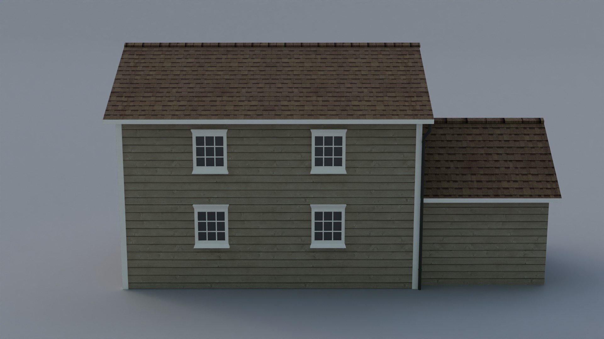 Low Poly house 5 Low-poly 3D model_6