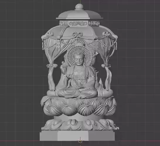 Buddha pendant 3D print model