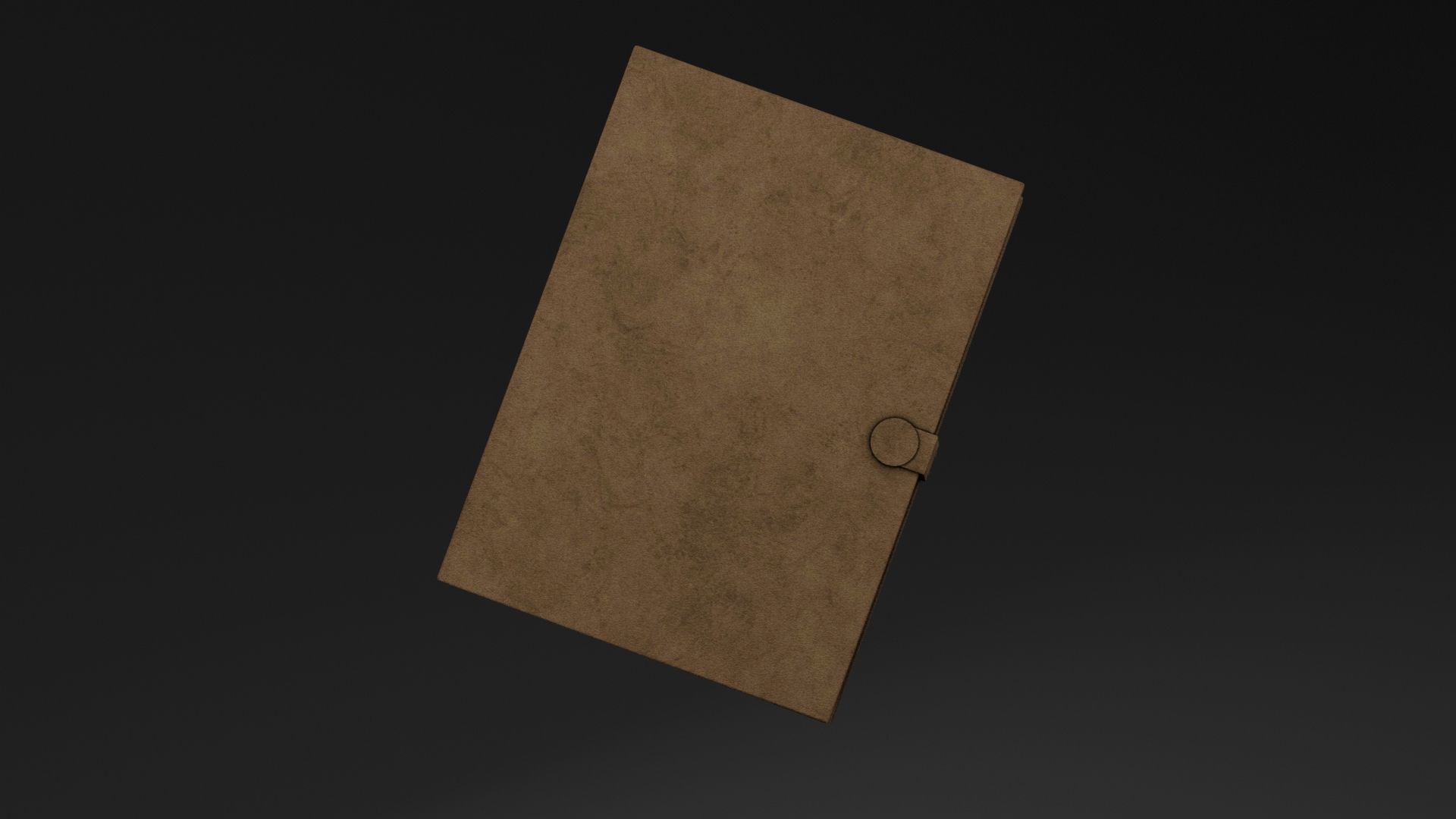 Large Note Book Low-poly 3D model_3