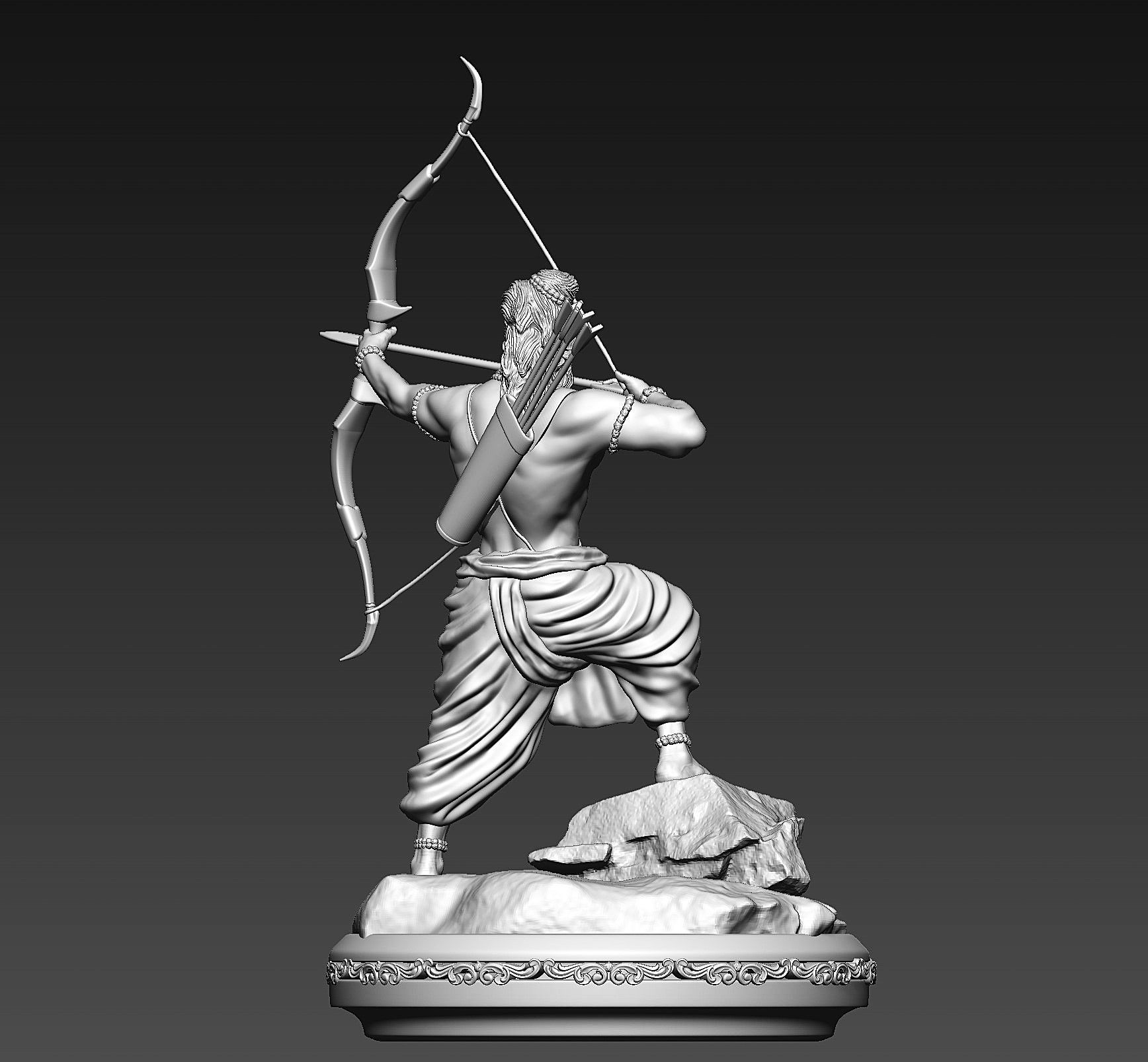 Shree Ram 3D print model_3