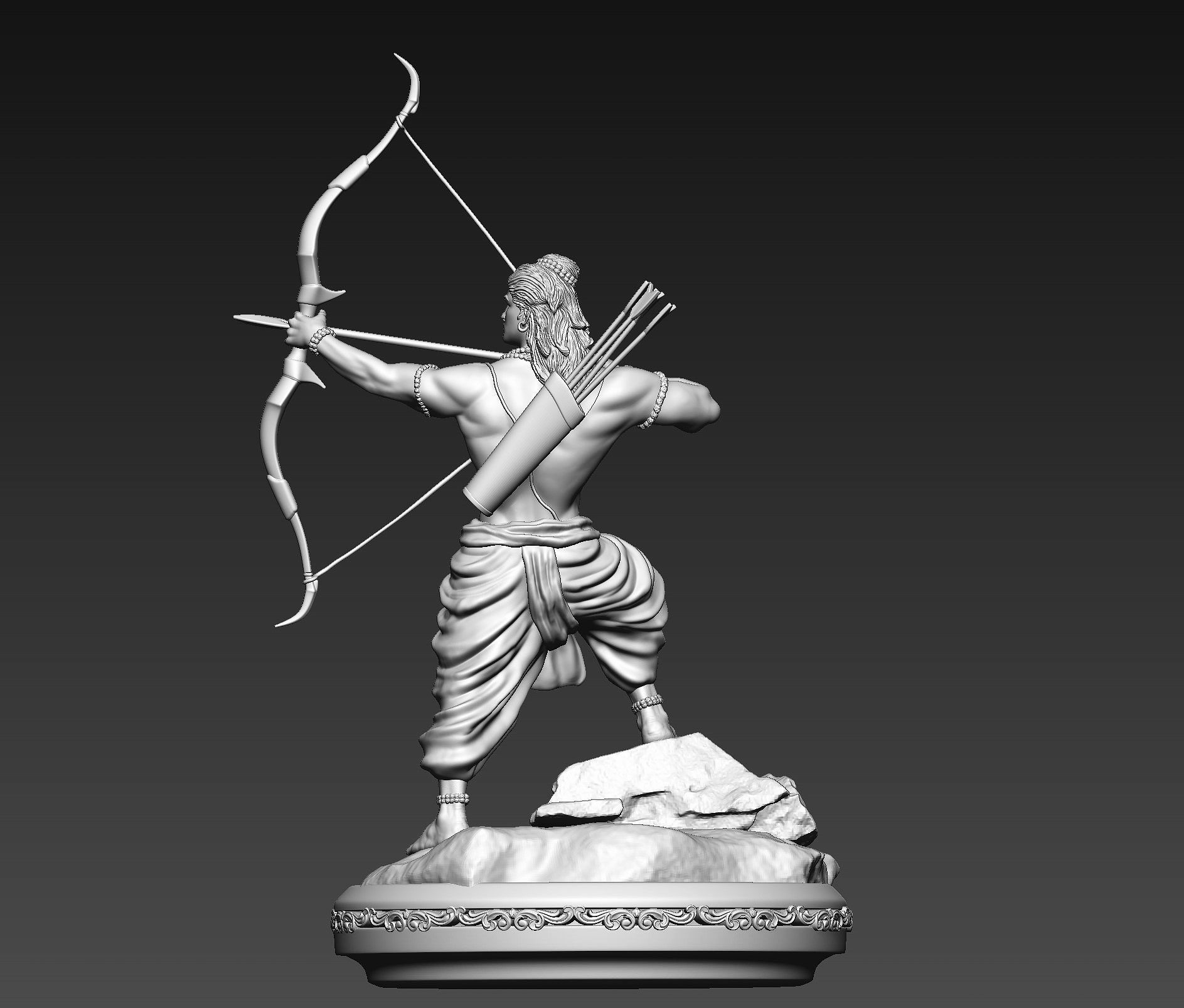 Shree Ram 3D print model_2