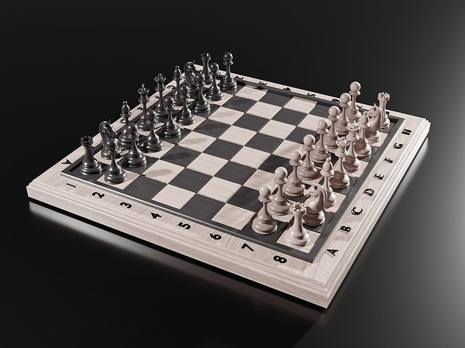 Beautiful chess for 3d printing 3D print model