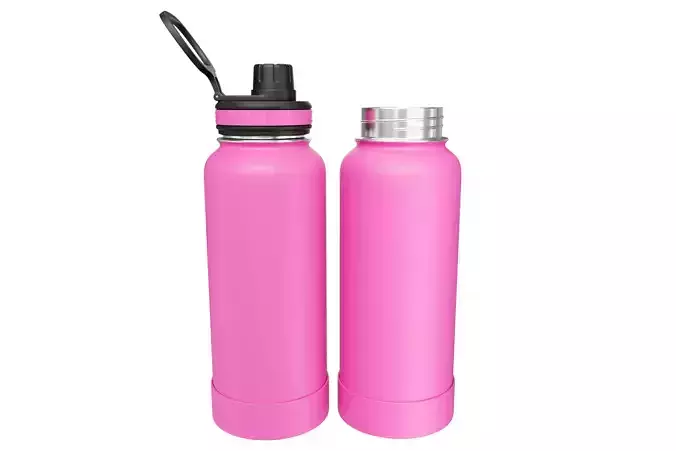 Pink Water Bottle 02 3D model