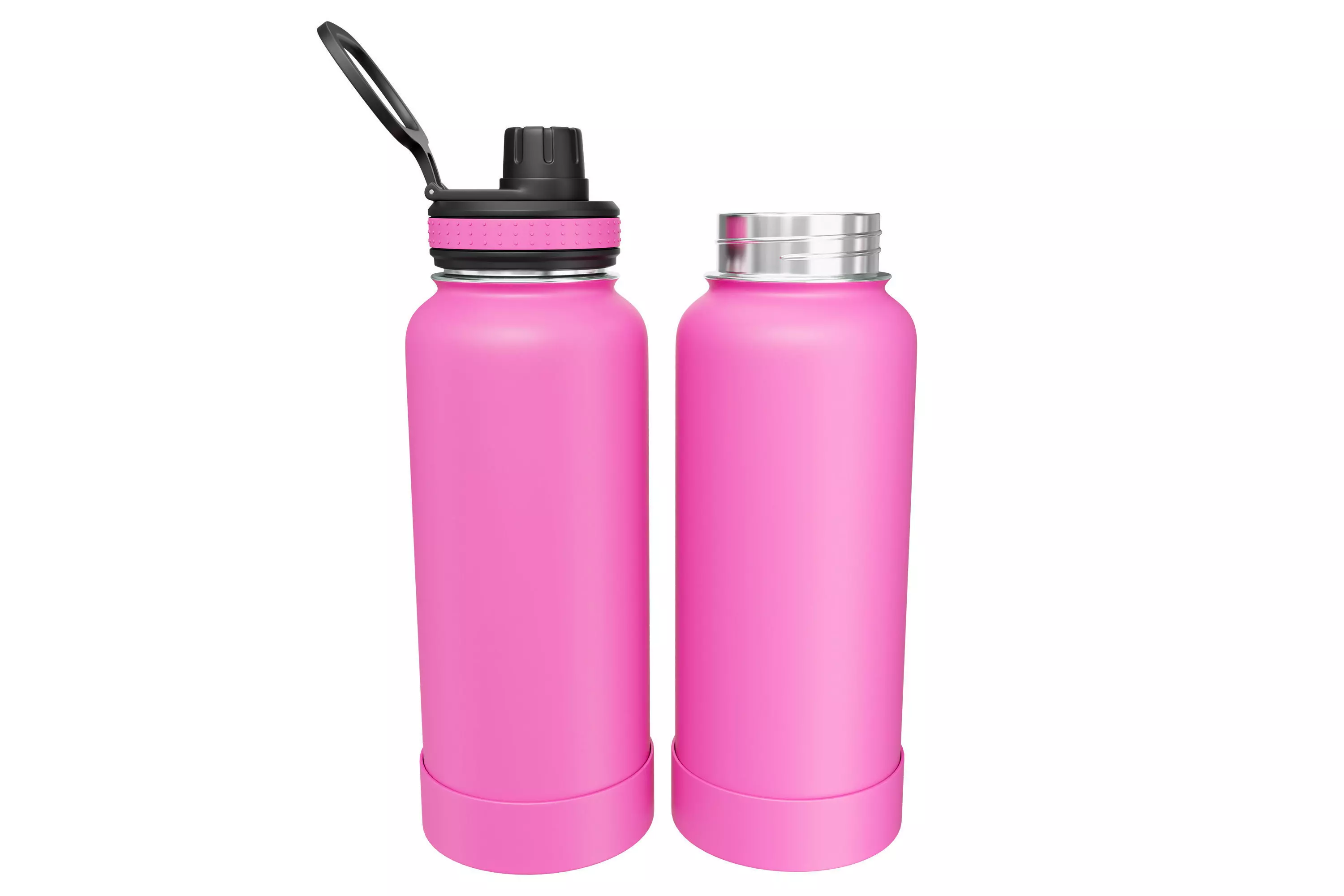 Pink Water Bottle 02 3D model_0