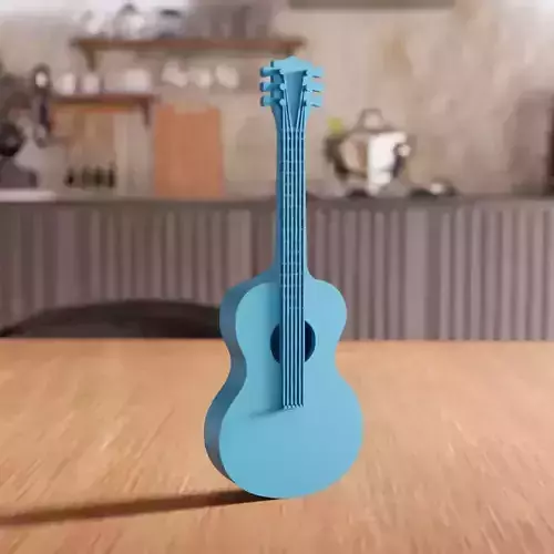 Guitar STL File - 125