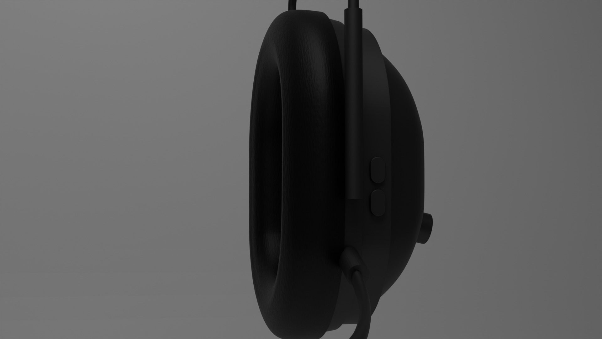 simple headphone Free 3D model_2