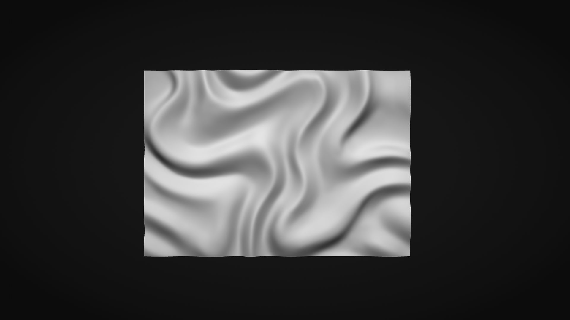 Wavy Wall Art Panel for cnc carving 3D print model_2