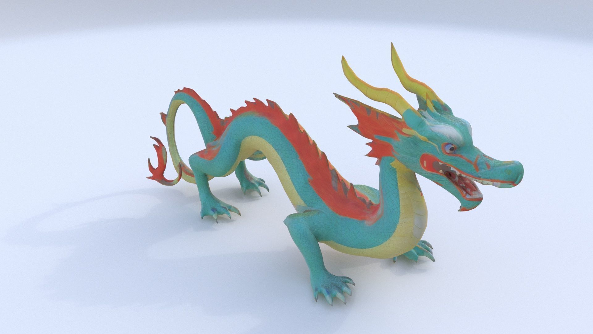 Chinese Dragon 3D model_1