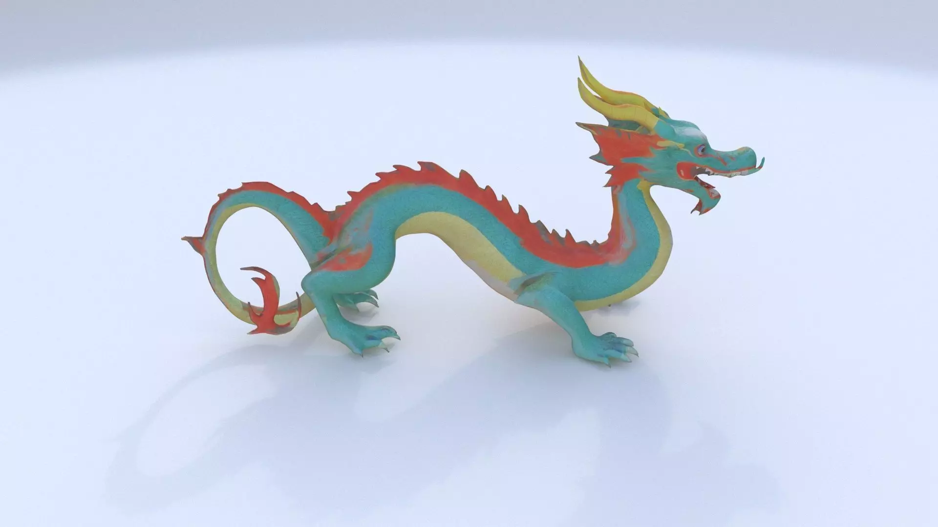 Chinese Dragon 3D model_0