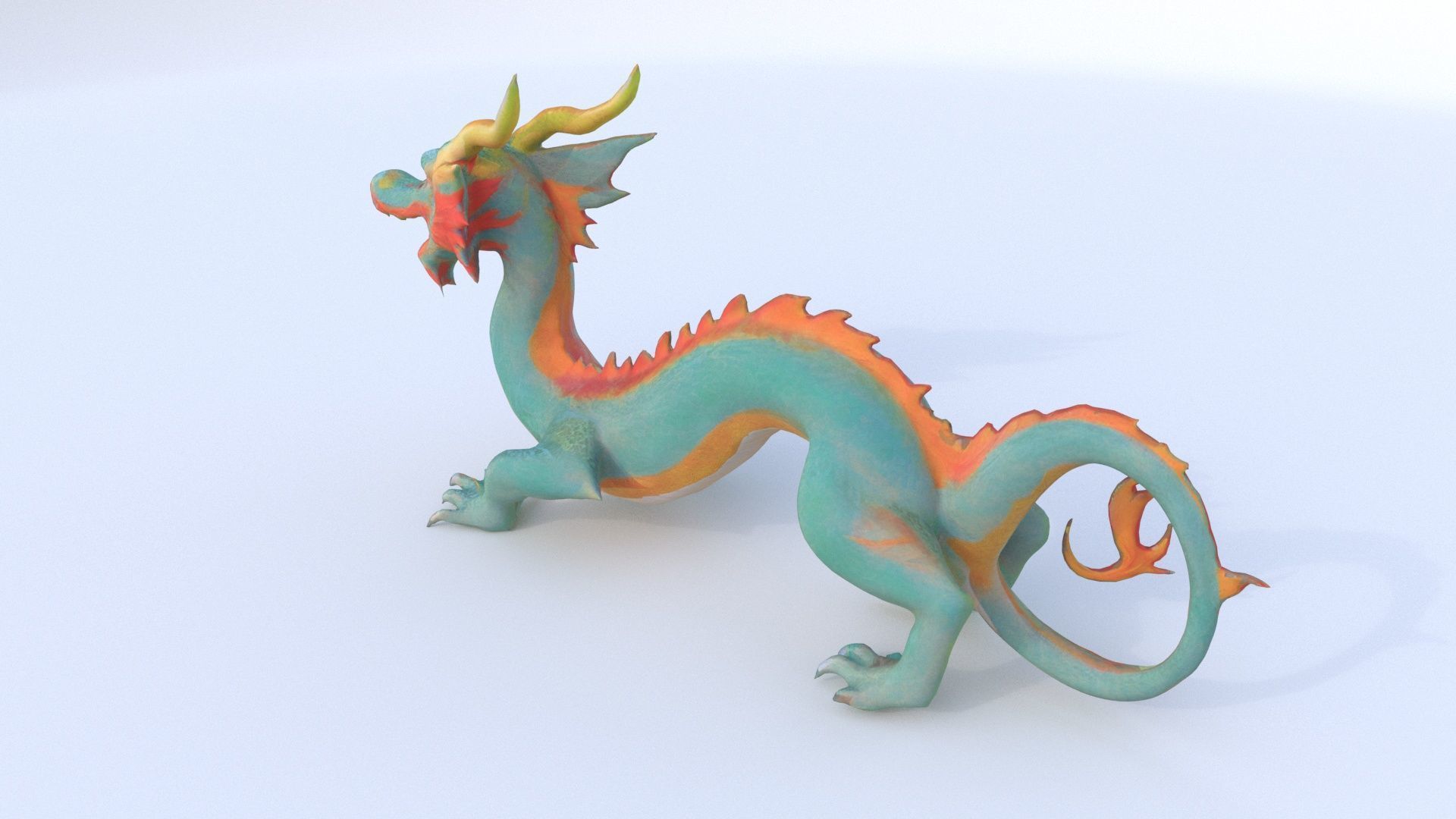 Chinese Dragon 3D model_4