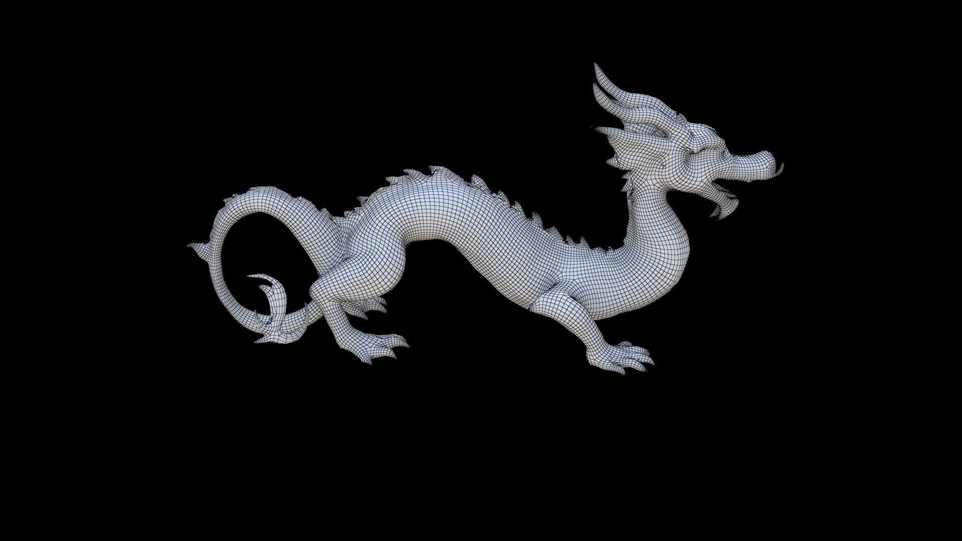 Chinese Dragon 3D model_5