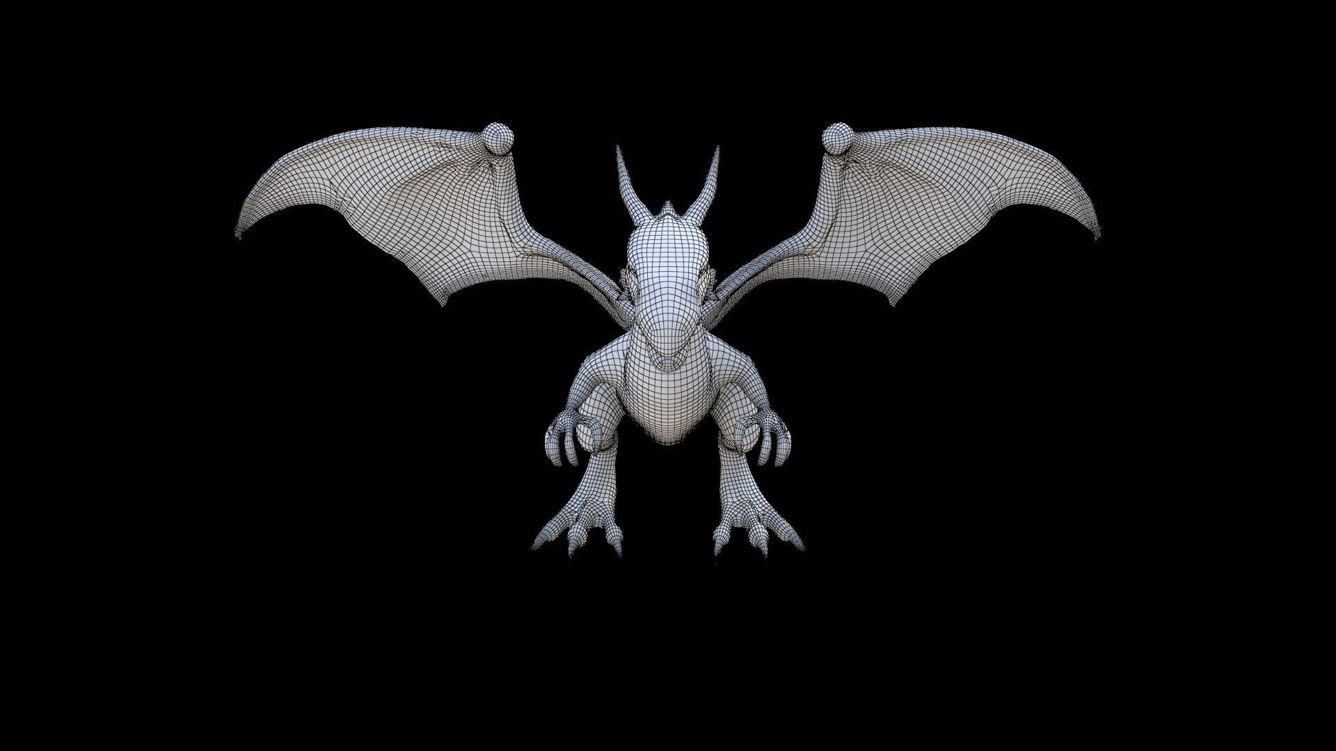 Drake Dragon 3D model_6