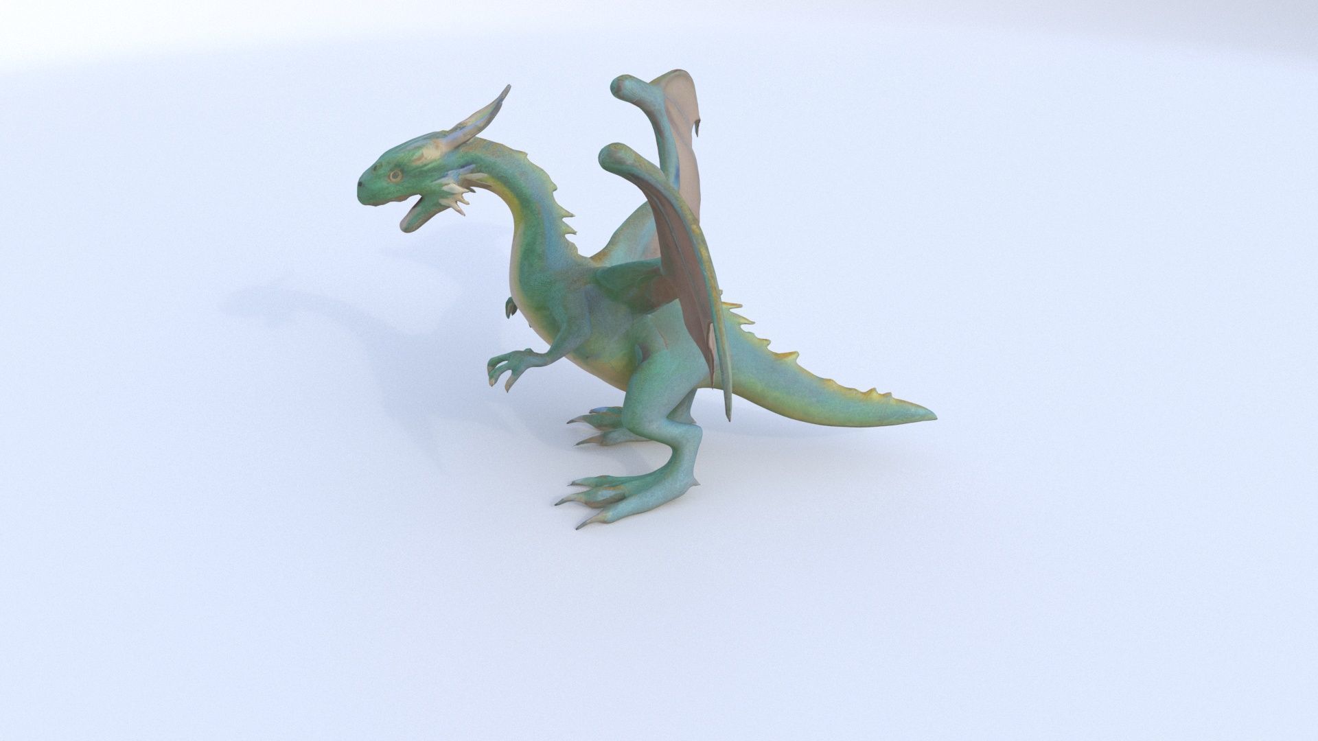 Drake Dragon 3D model_2
