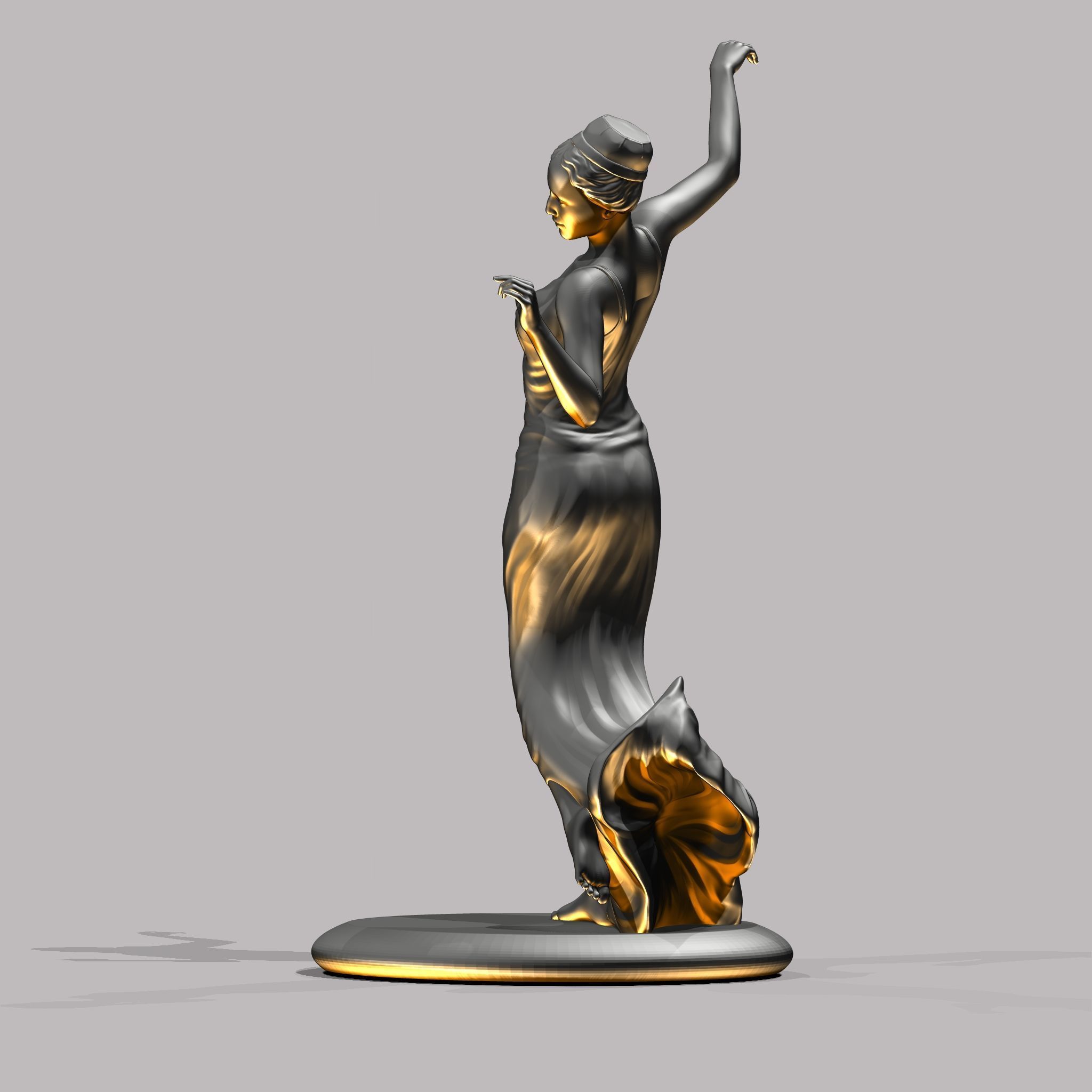 The dancer 3D print model_2