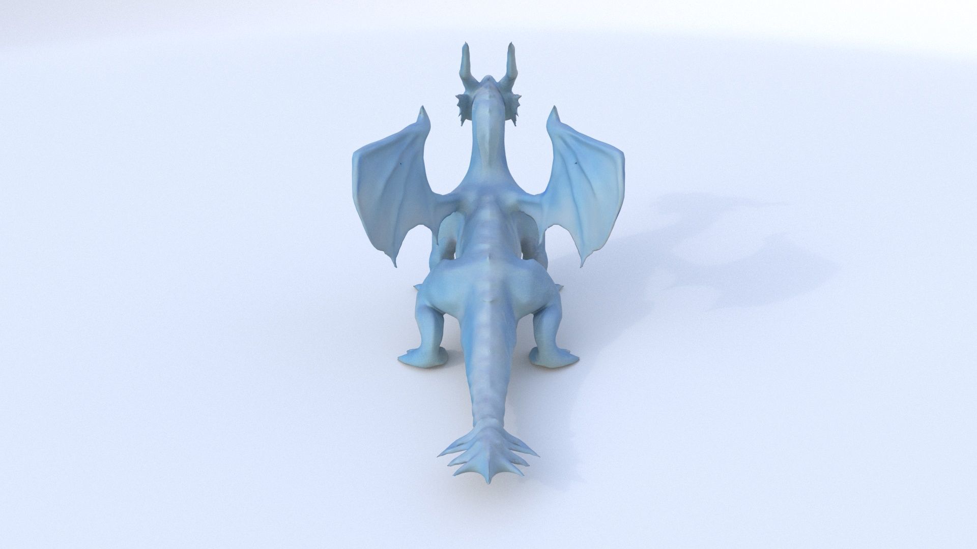 Ice Dragon Dragon 1 3D model_4