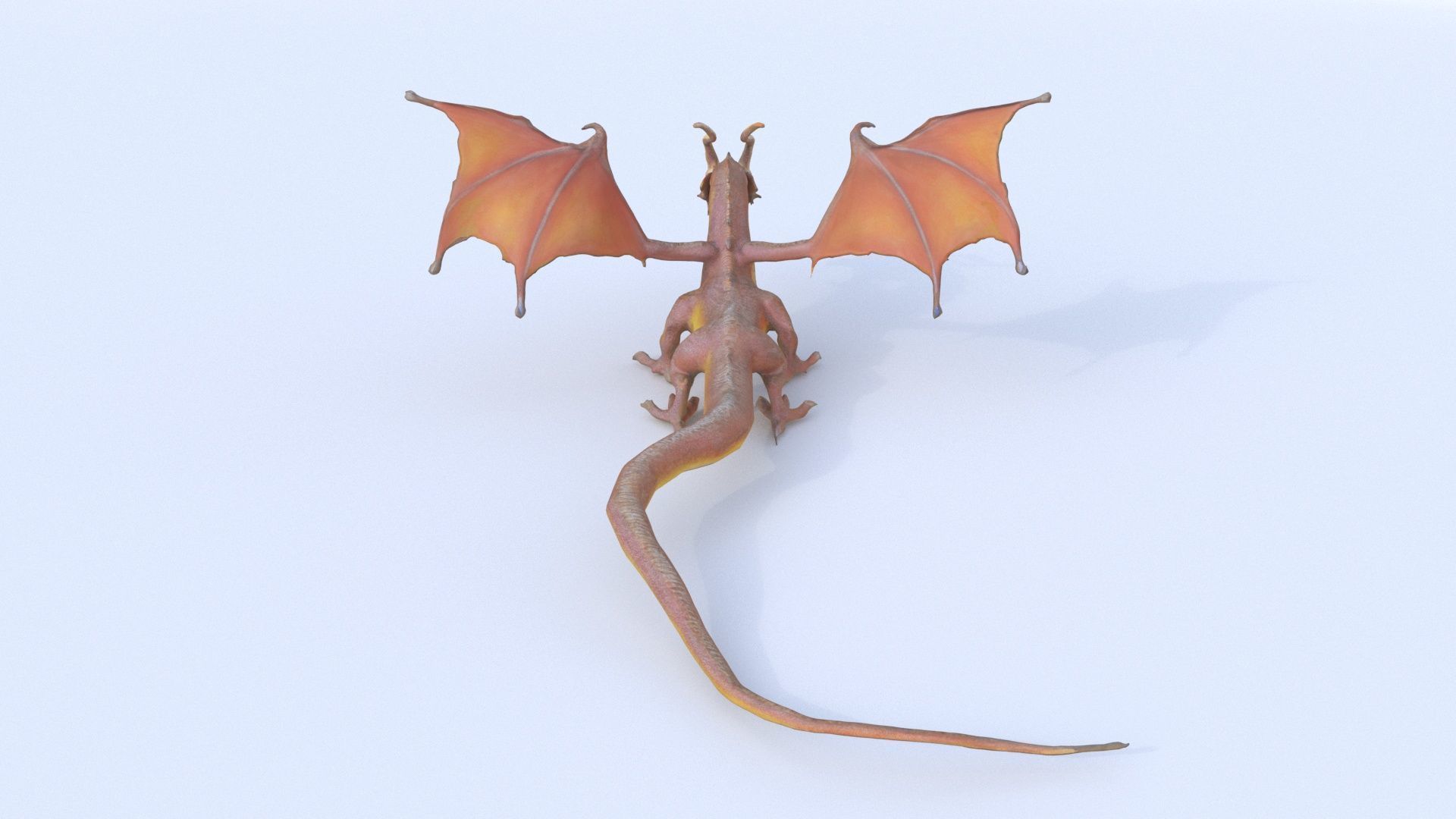 Lindworm Dragon 3D model_4