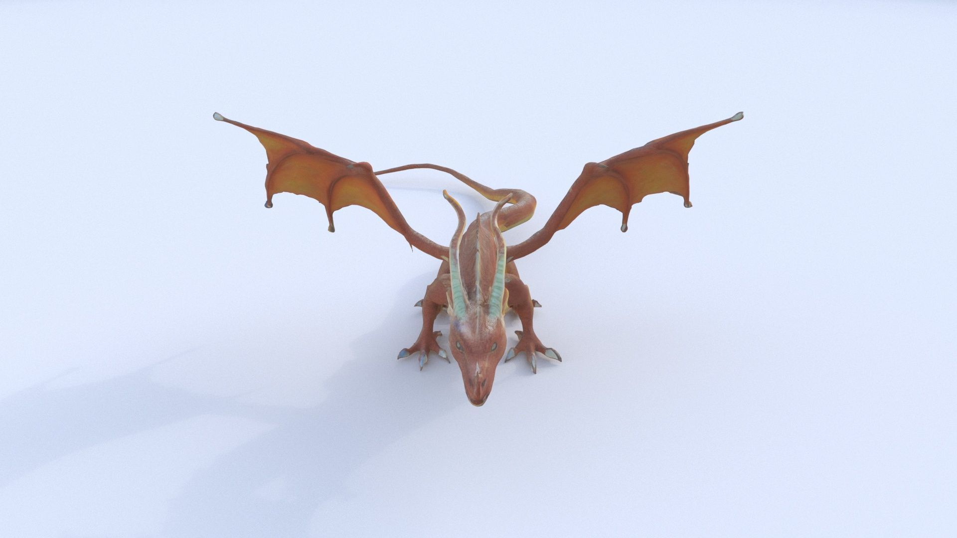 Lindworm Dragon 3D model_1