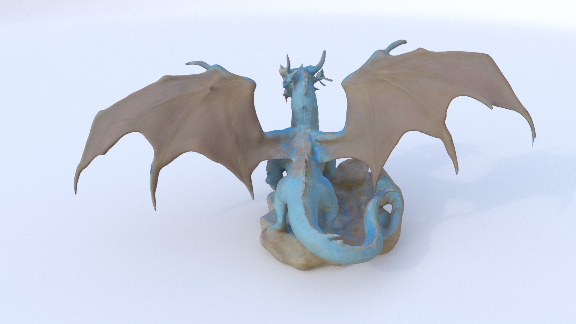 Storm Dragon Dragon 3D model_4