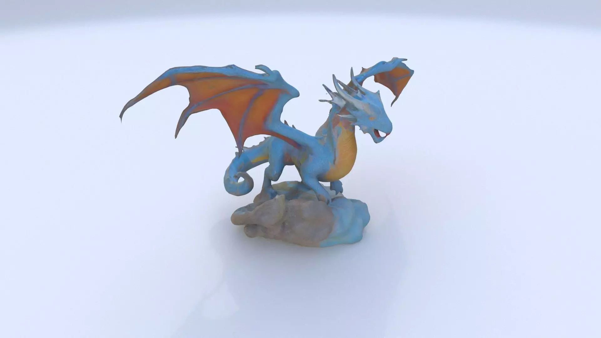 Storm Dragon Dragon 3D model_0