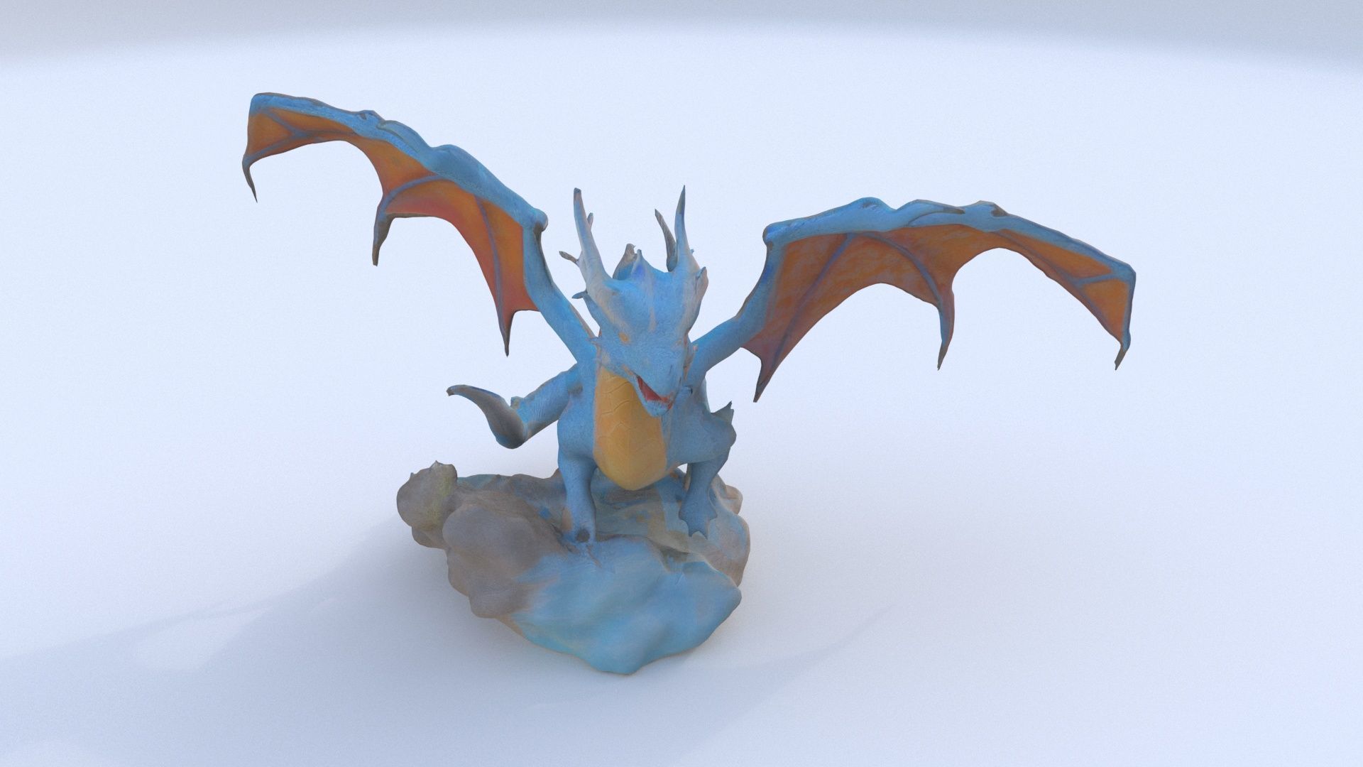 Storm Dragon Dragon 3D model_1