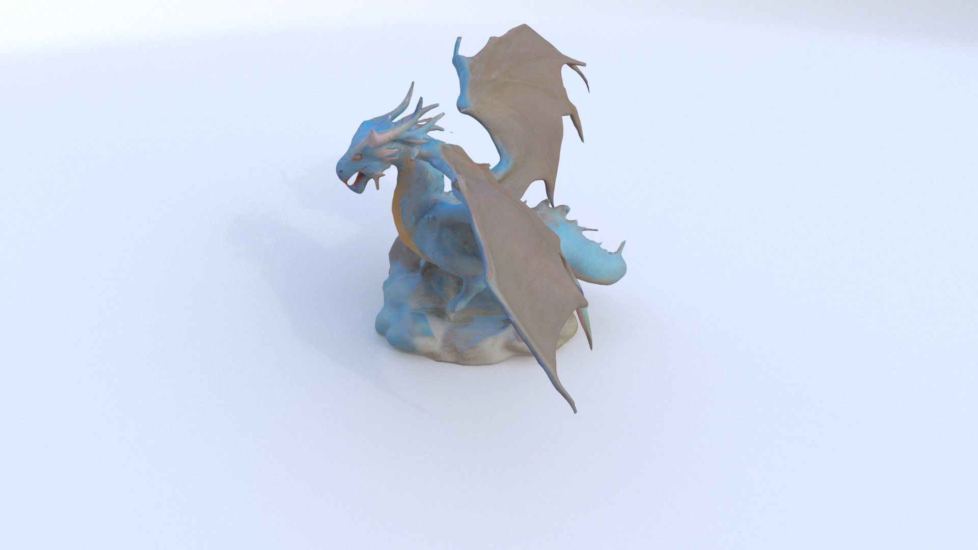 Storm Dragon Dragon 3D model_2