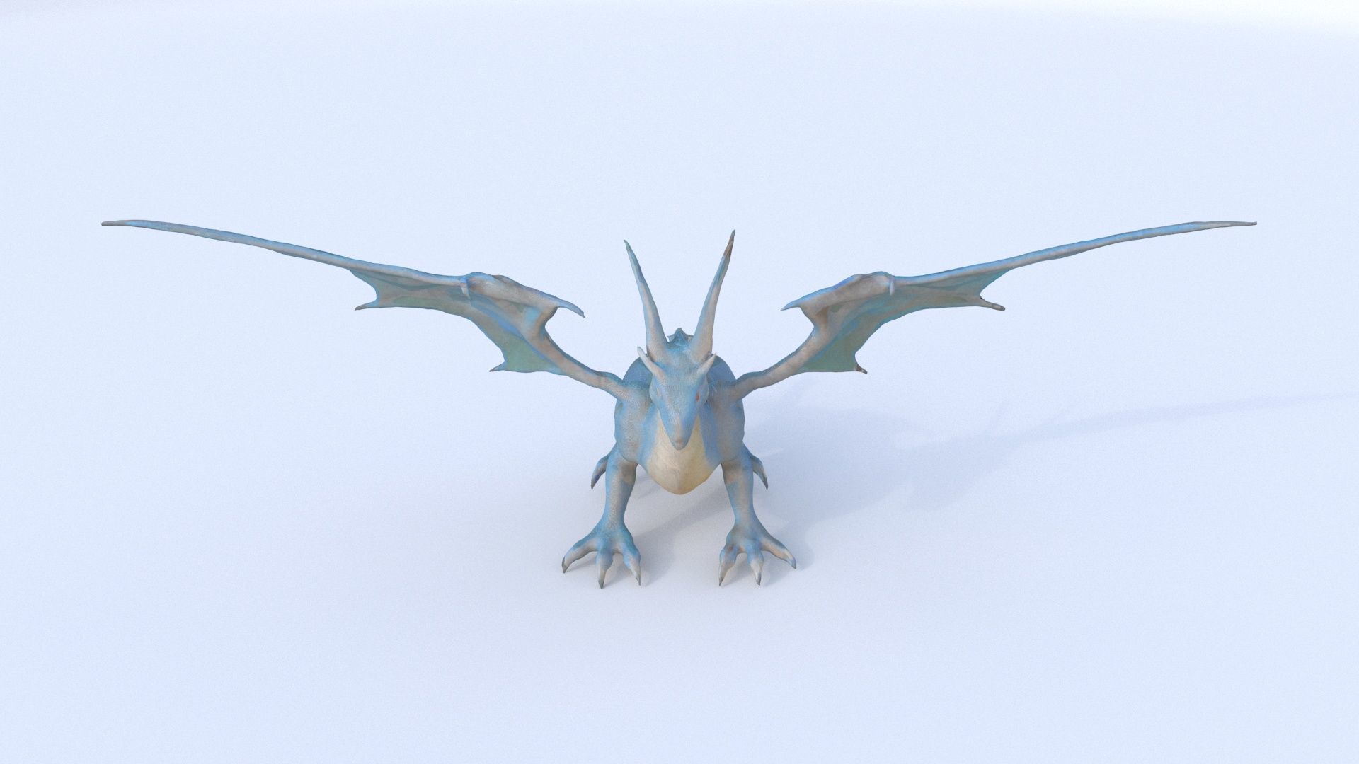 Storm Dragon Dragon 1 3D model_4