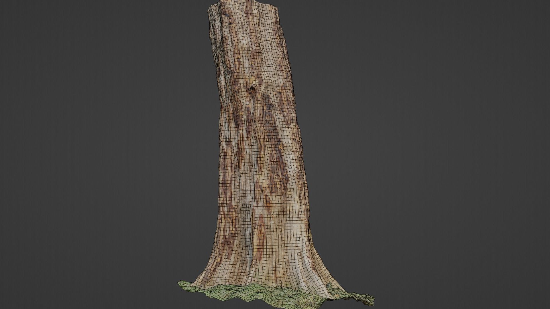 TREE SCAN Low-poly 3D model_2