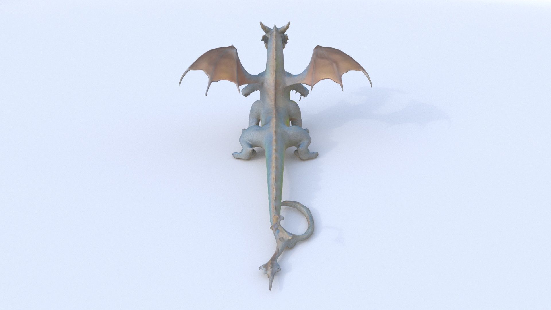 Western Dragon 3D model_4