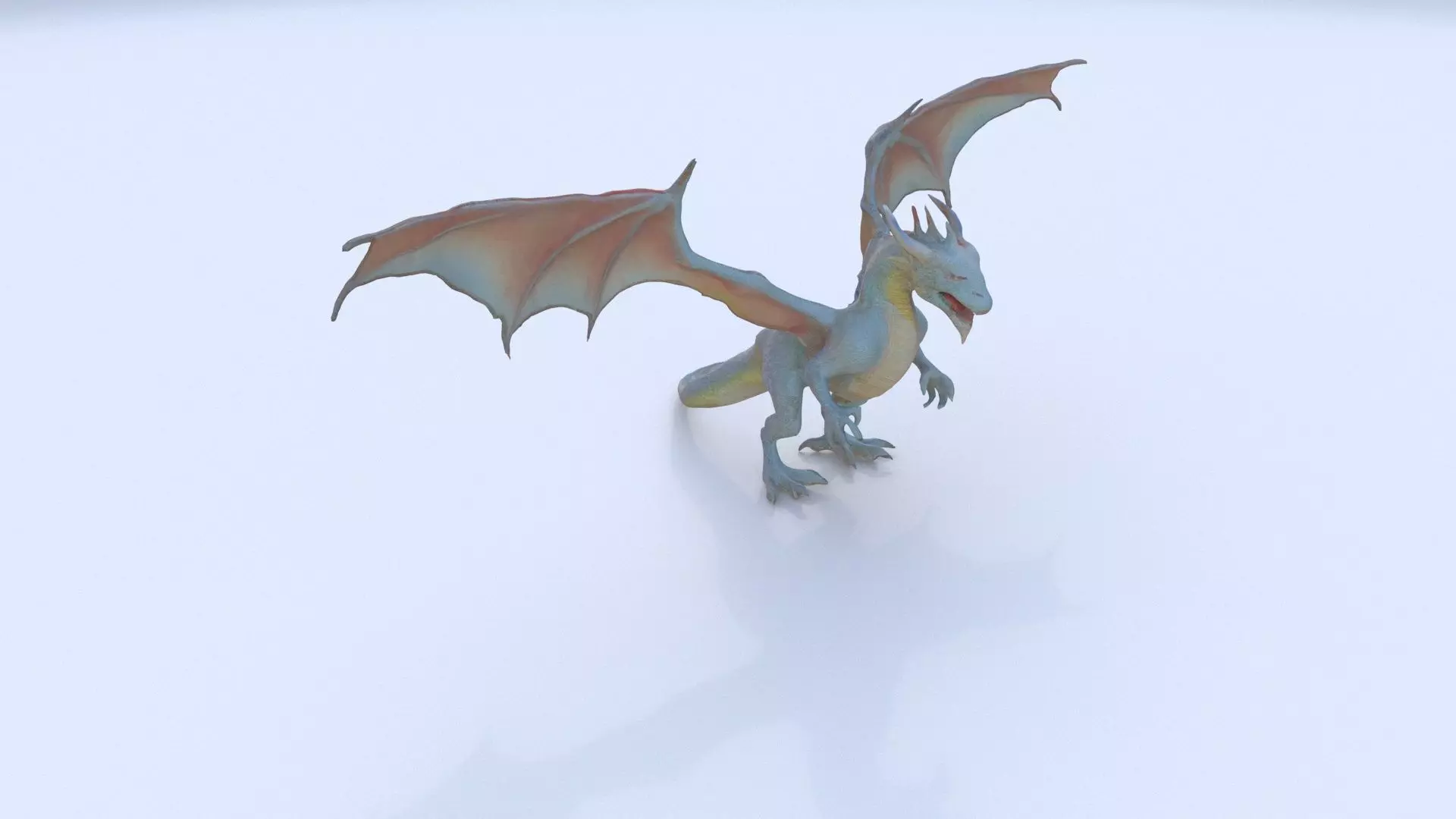Wyvern Dragon 3D model_0