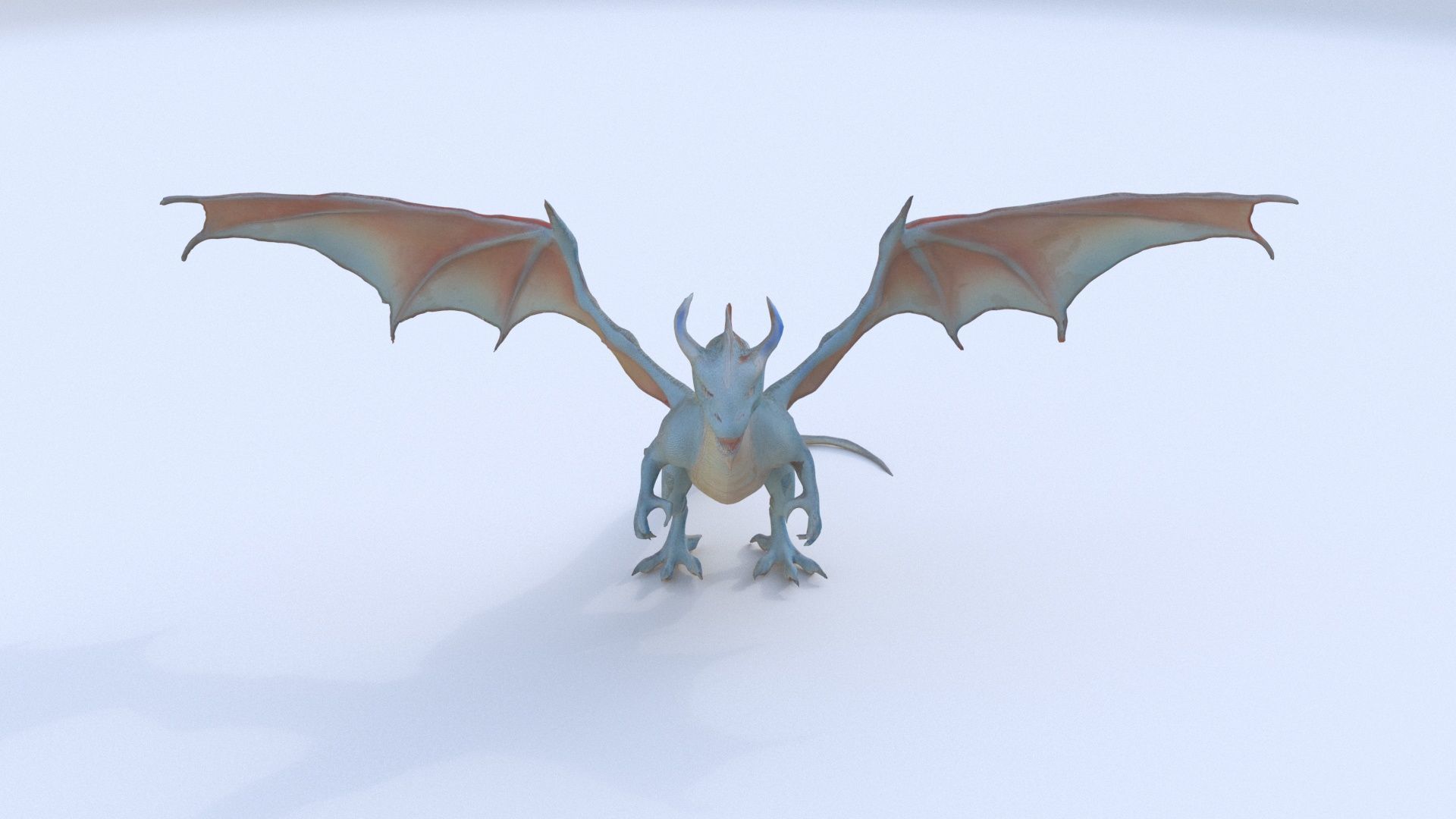 Wyvern Dragon 3D model_1