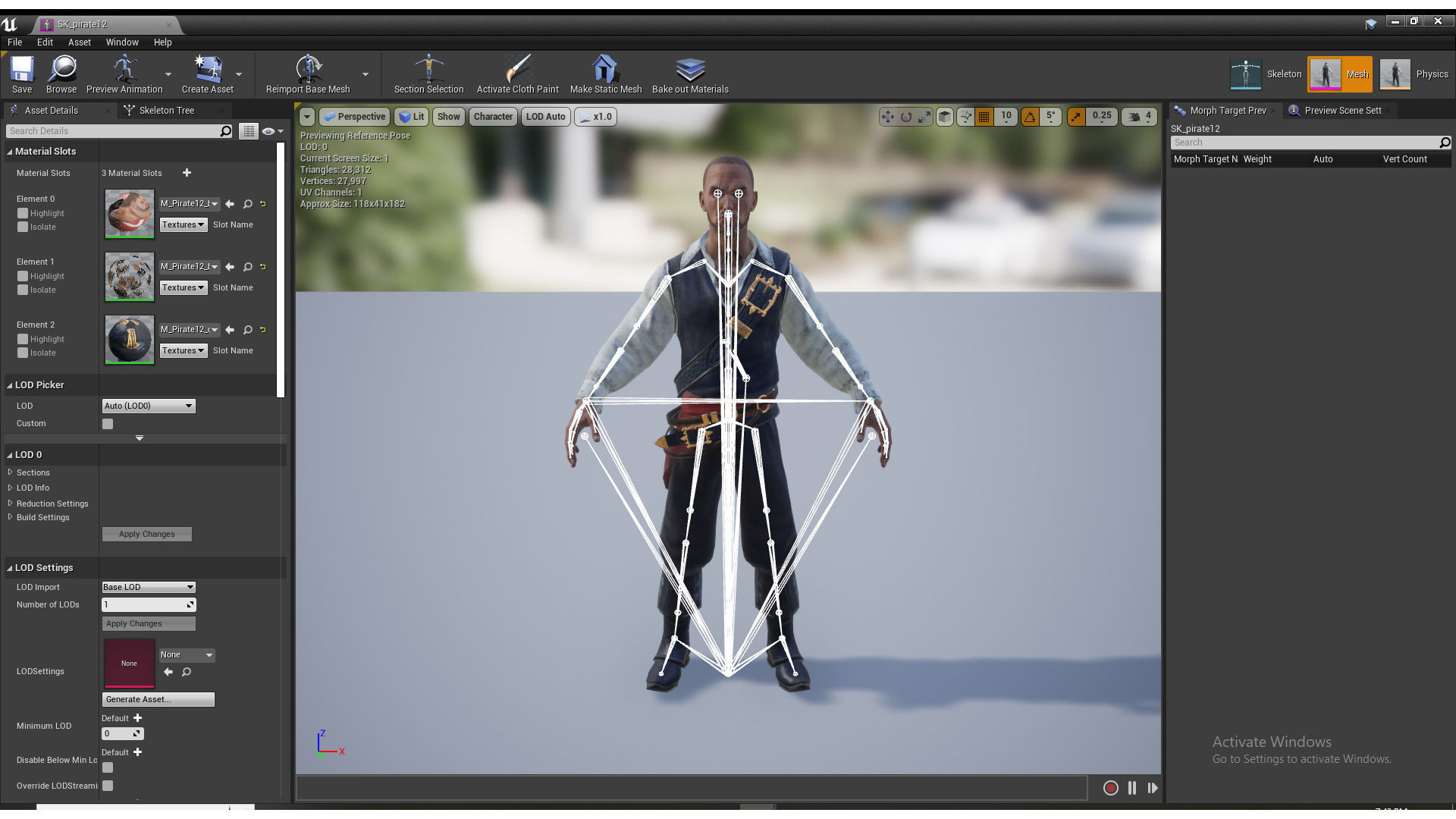 PIRATE R12 Low-poly 3D model_17
